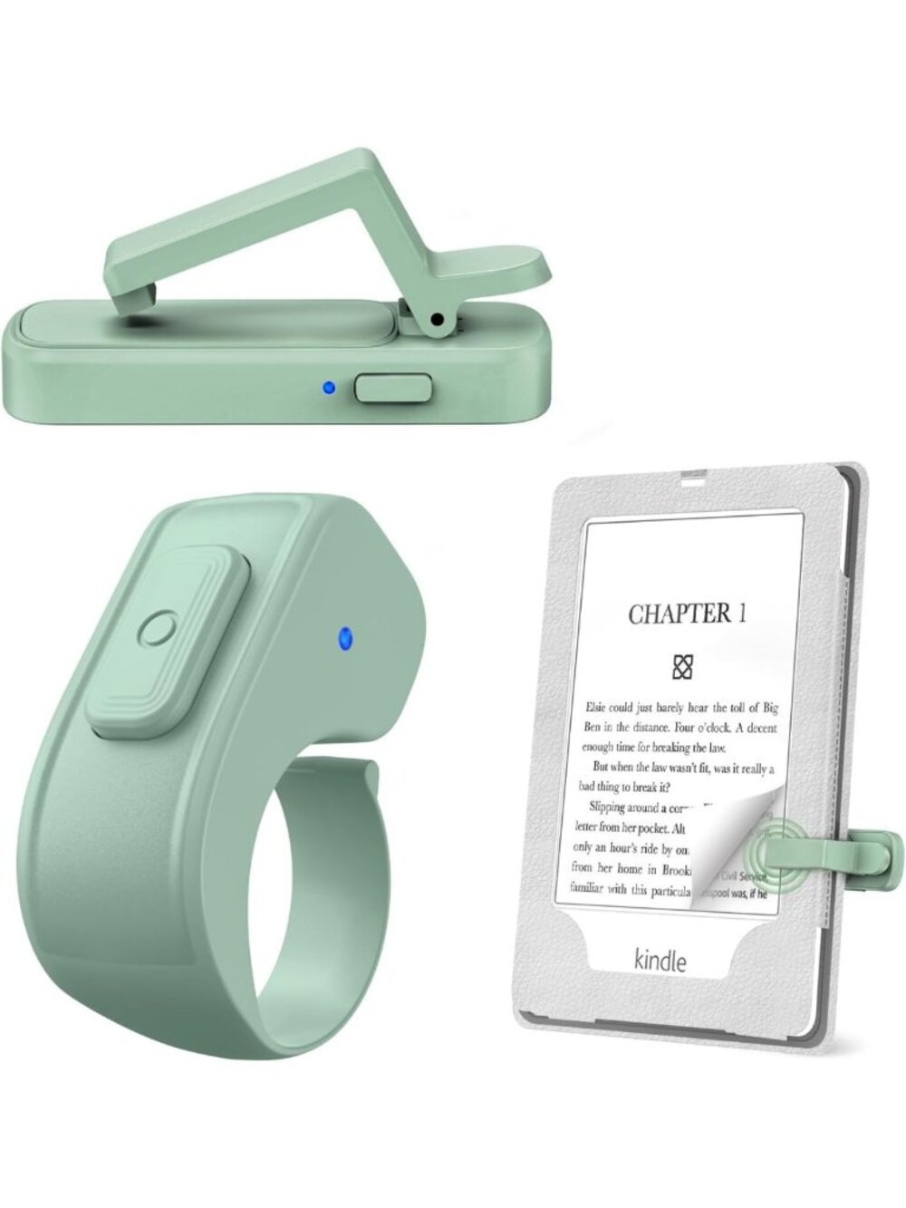 Page Turner Ring for Kindle & eReaders | Remote Control for iPhone & iPad